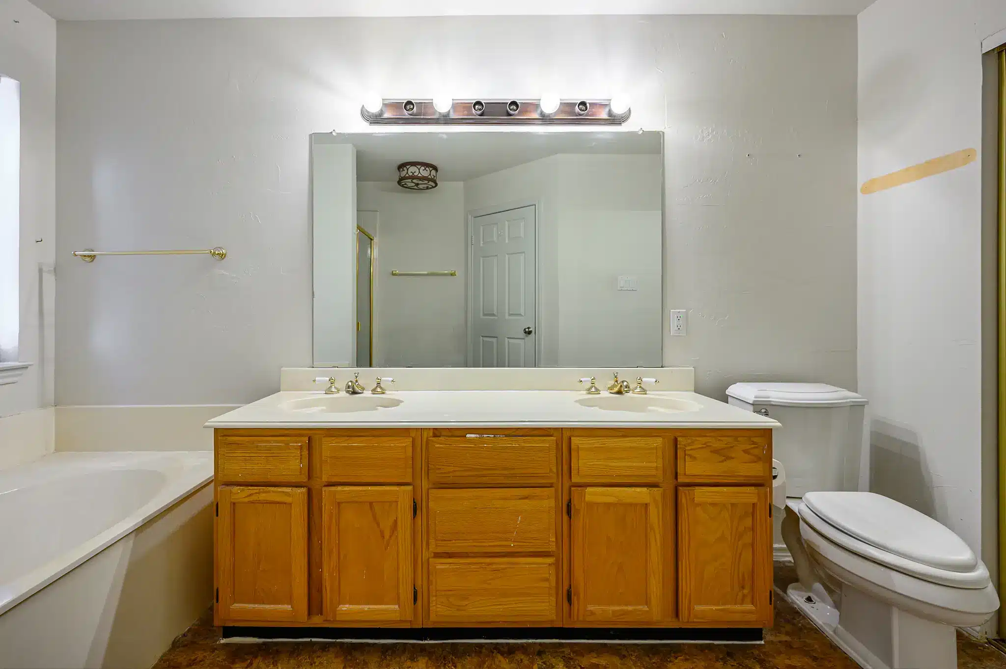 Before Master Bathroom Remodel Project