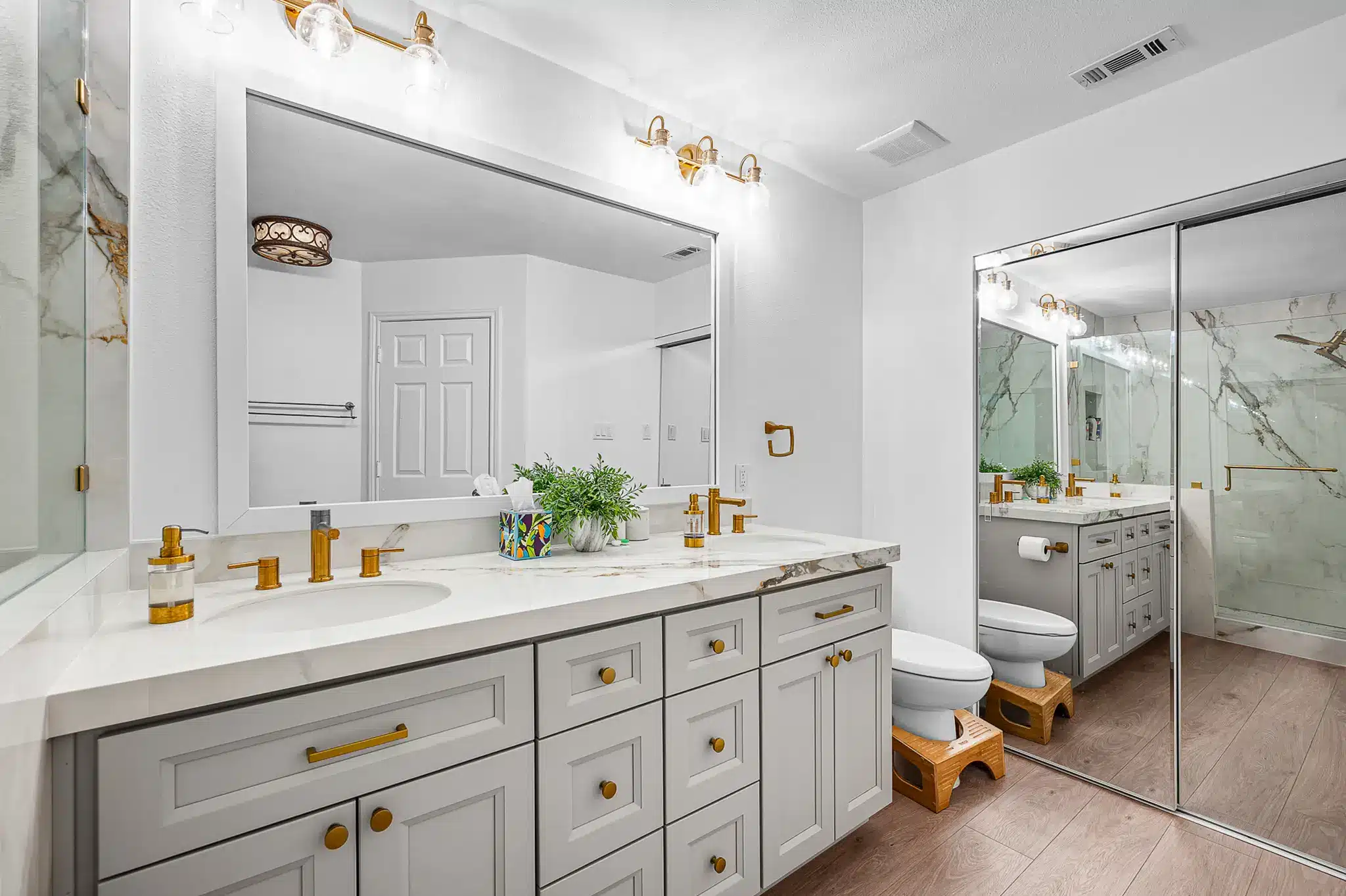 Before Master Bathroom Remodel in Coppell Texas