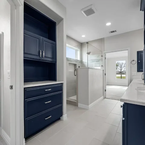 After after photo Frisco home remodel of a bathroom